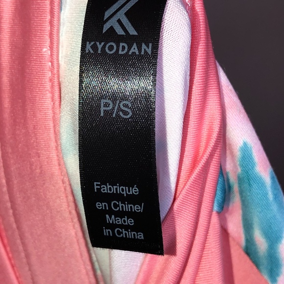 Kyodan Swim Tropical Tie Dye Printed Rash Guard Size Small - Picture 10 of 16